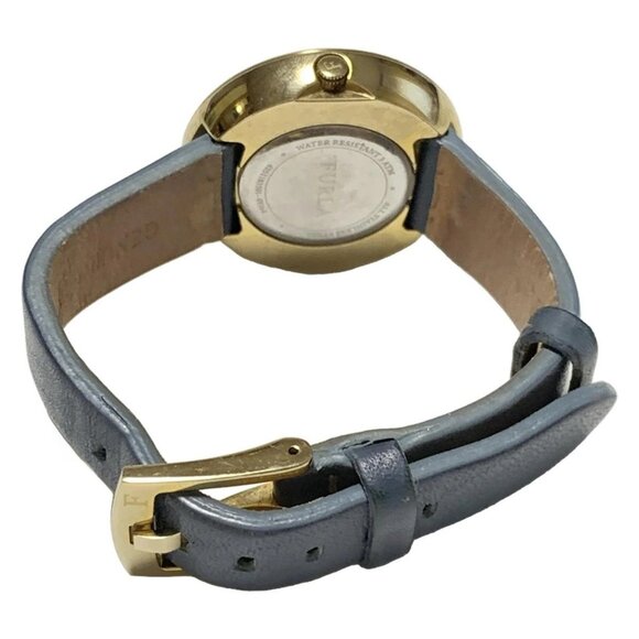 Auth FURLA - 4*************** Blue Gray Women's Wrist Watch - Picture 3 of 6